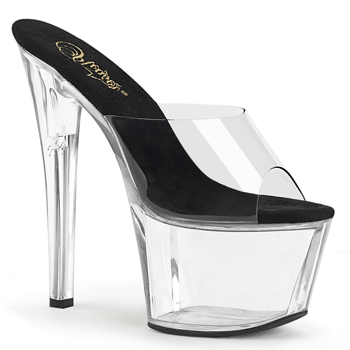 Clear 7 Inch Exotic Dancing Platform Shoes - Pleaser SKY-301