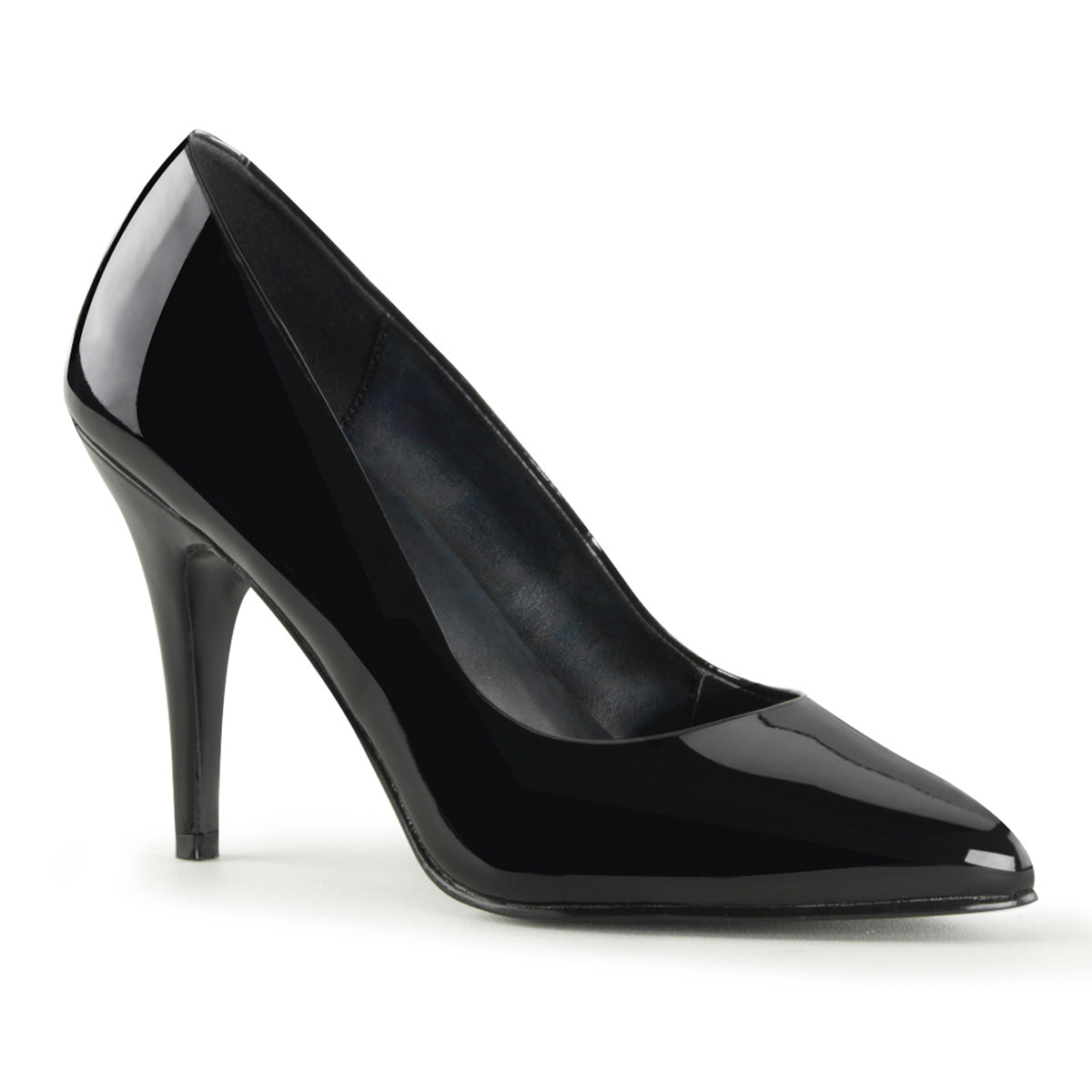 Black 4 Inch Sexy Berdoom Heels - Pleaser VANITY-420