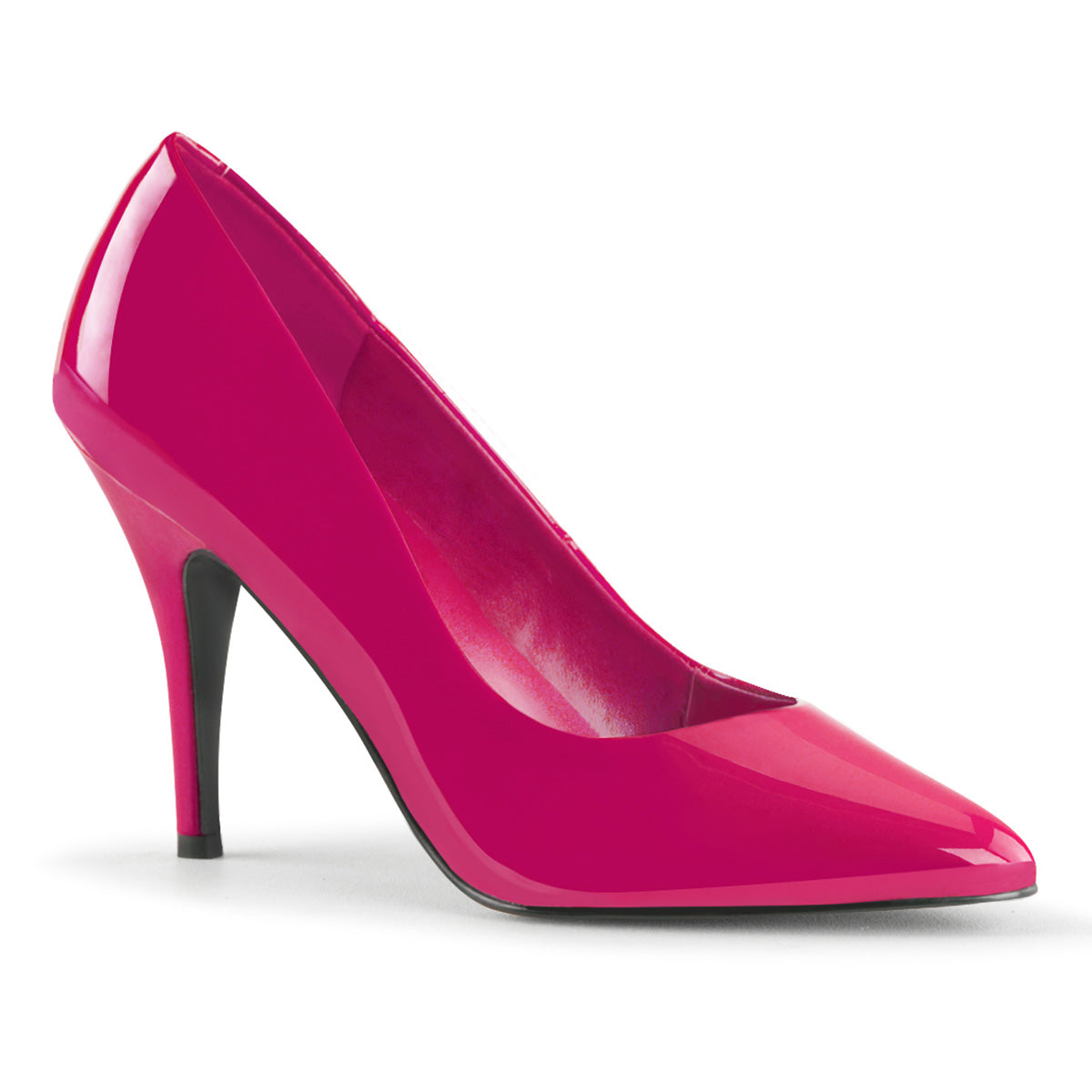 Vanity-420 Pleasers Single Soles Pink 4 pulgadas Pleasers