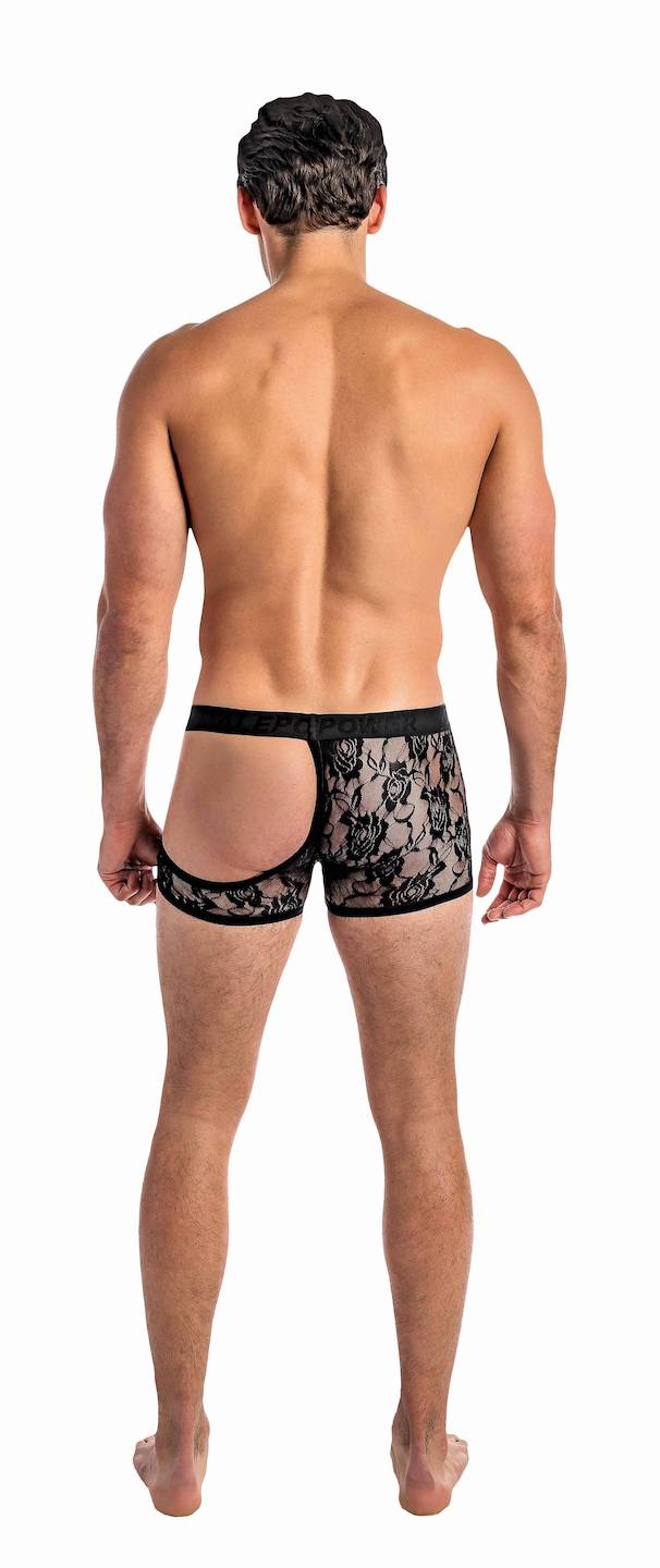 MP127231 Malepower Half Moon Short - Negru