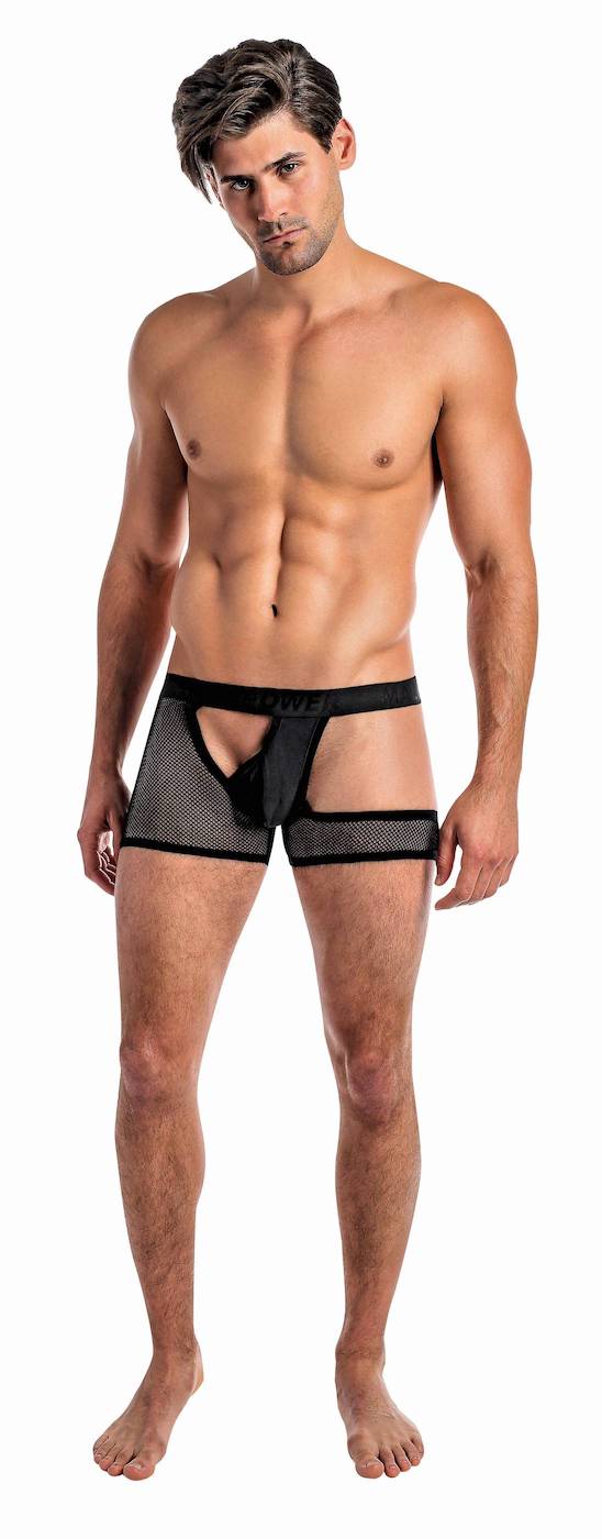 MP128231 Malepower Half Moon Short - Negro