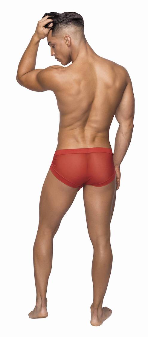 MP129236 MalePower Micro Mini Mini Shell Short - красный