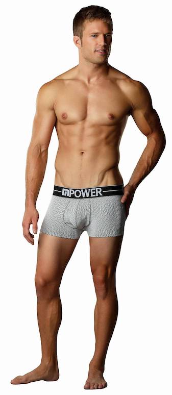 MP145211 MalePower Mini Moucch Short - Grey