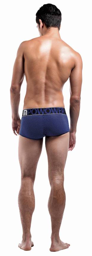 MP145215 MalePower Mini Pouch Short - Royal/Black