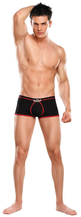 MP150054 Malepower Male Power Lo Rise Pouch Enhancer Short Black