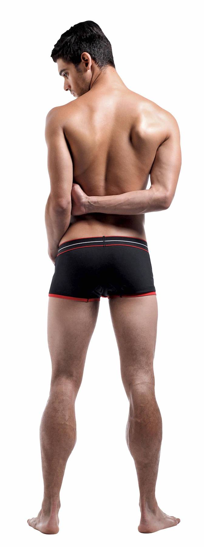 MP152220 Pocket de malPower Short - Negro/Rojo