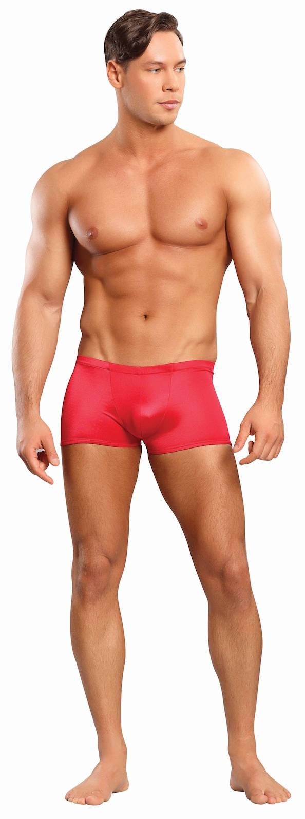 MP153076 Malepower lo Rise Short - Rojo