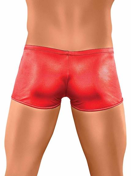 MP153076 Malepower lo Rise Short - Rojo