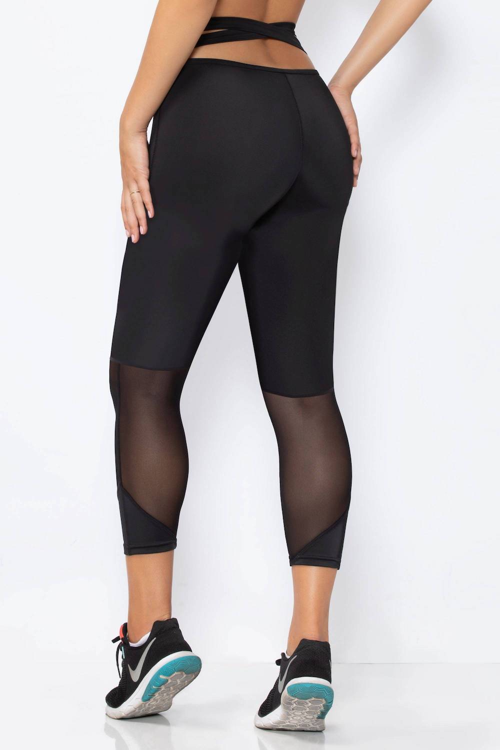 stm30152 Seven Til Midnight SALE Lingerie namaste microfiber capri black