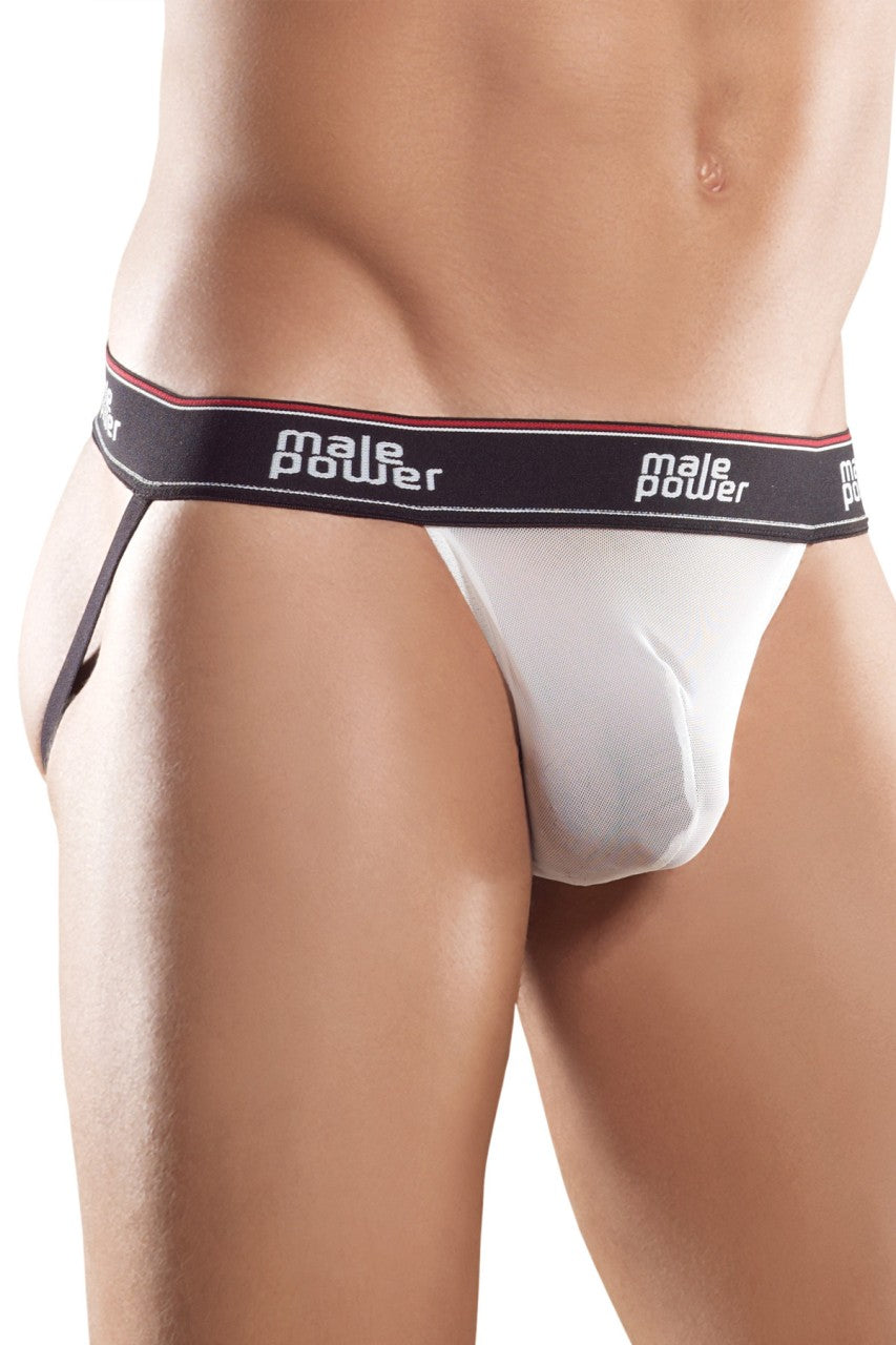 MP389056 Malepower Jock - White