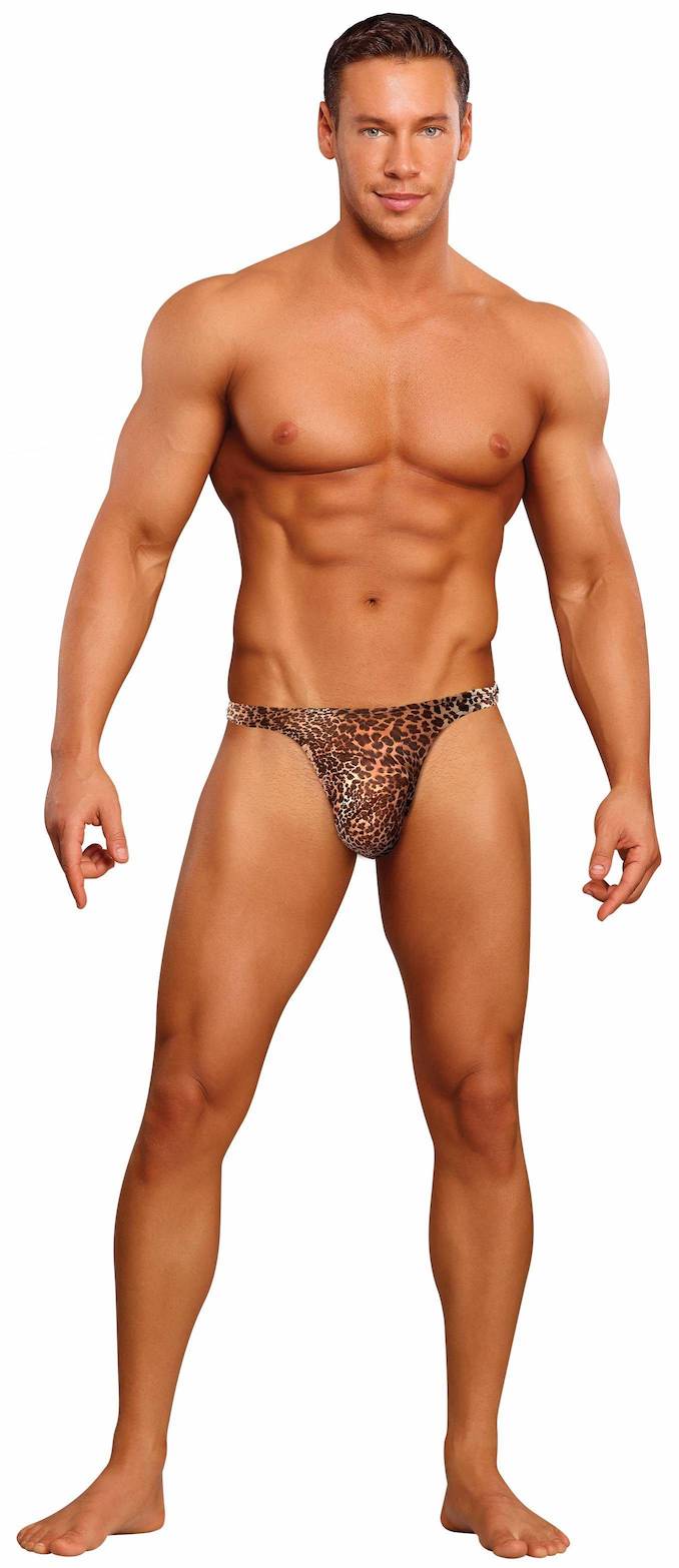 MP444030 Male Power Wonder Thong - Leopard