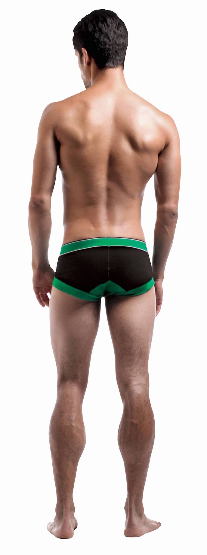 MP481222 Bikini de malPower Fullback - Negro/Verde