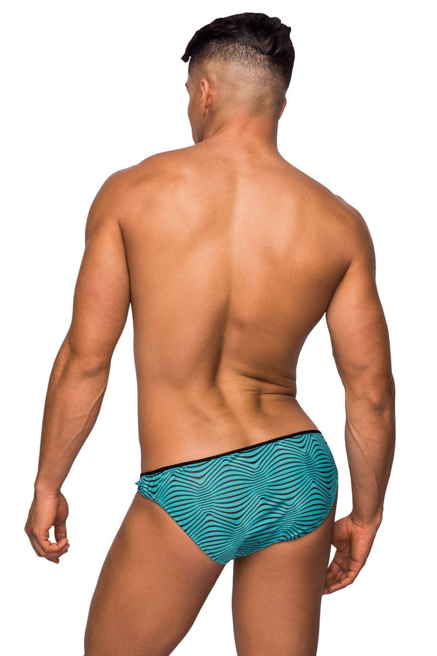 MP483234 Malepower Mini Bikini - Seafoam/Negro