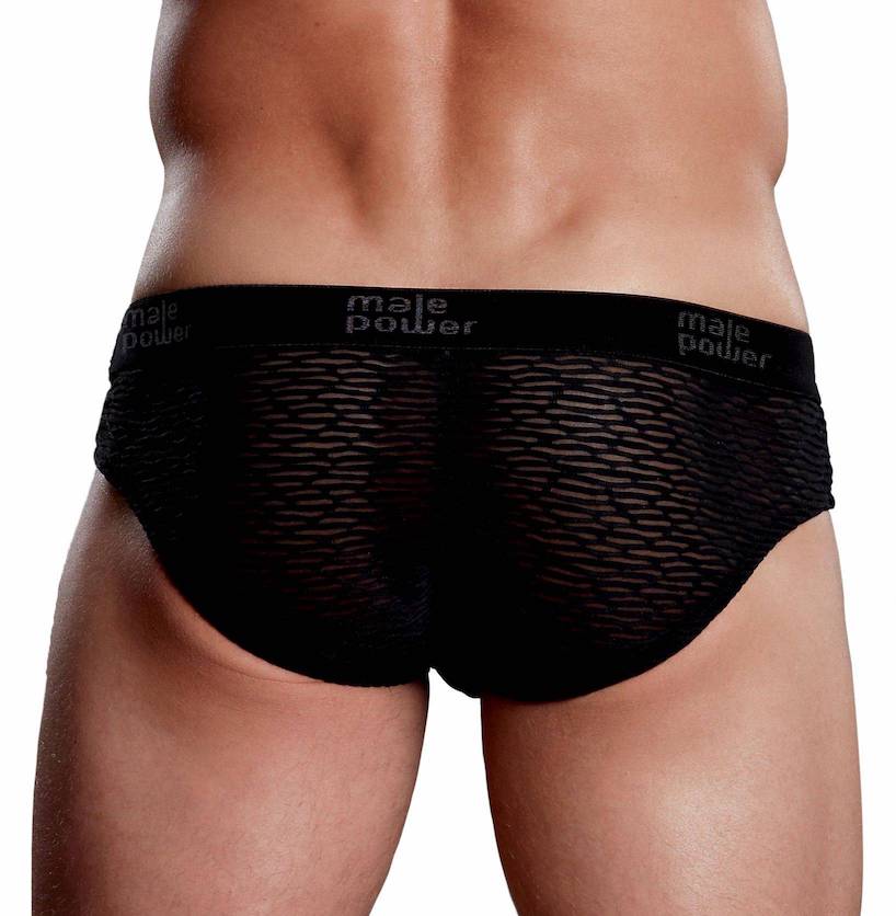 MP491192 Malepower lo Rise Bikini - Negro