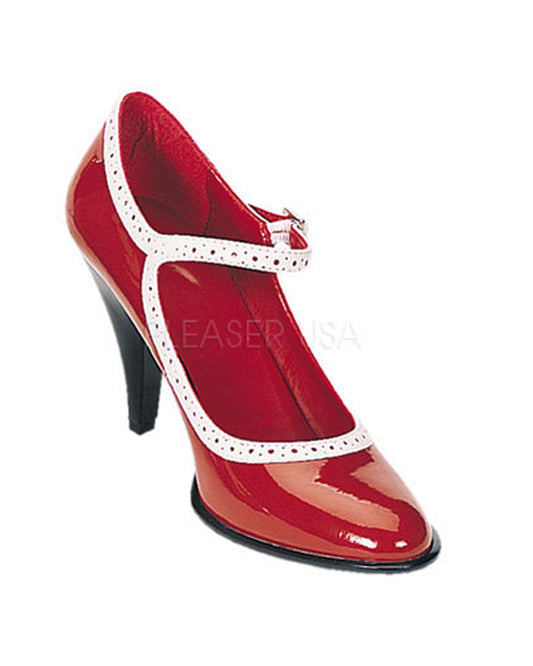 Demoniacult BET01 Red Patent Sexy Shoes Discontinued Sale Stock