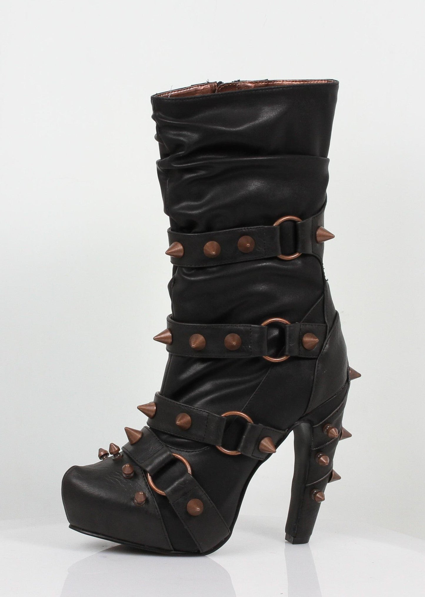 BJORN Hades Black High Heel Alternative Footwear Discontinued Sale Stock