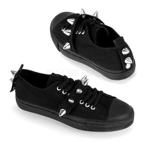 Demoniacult DEV04 Black/Black Sexy Shoes Discontinued Sale Stock