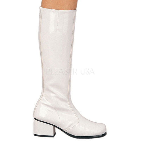 White gogo boots for clearance sale