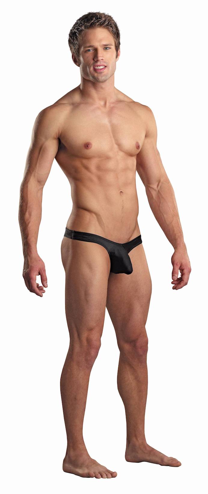 MPPAK874 MalePower complet tăiat cu tanga - negru