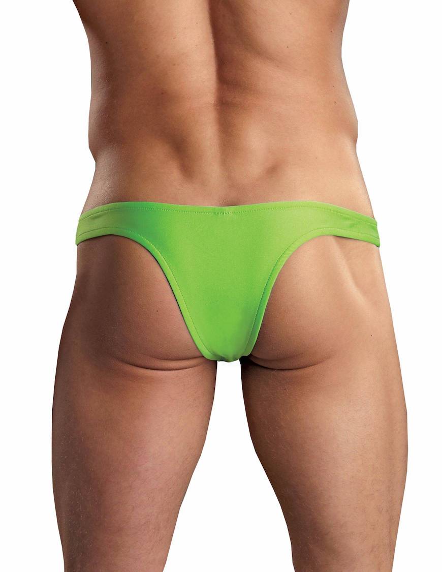 MPPAK874 Malepower Full Cut tanga Back - Lime