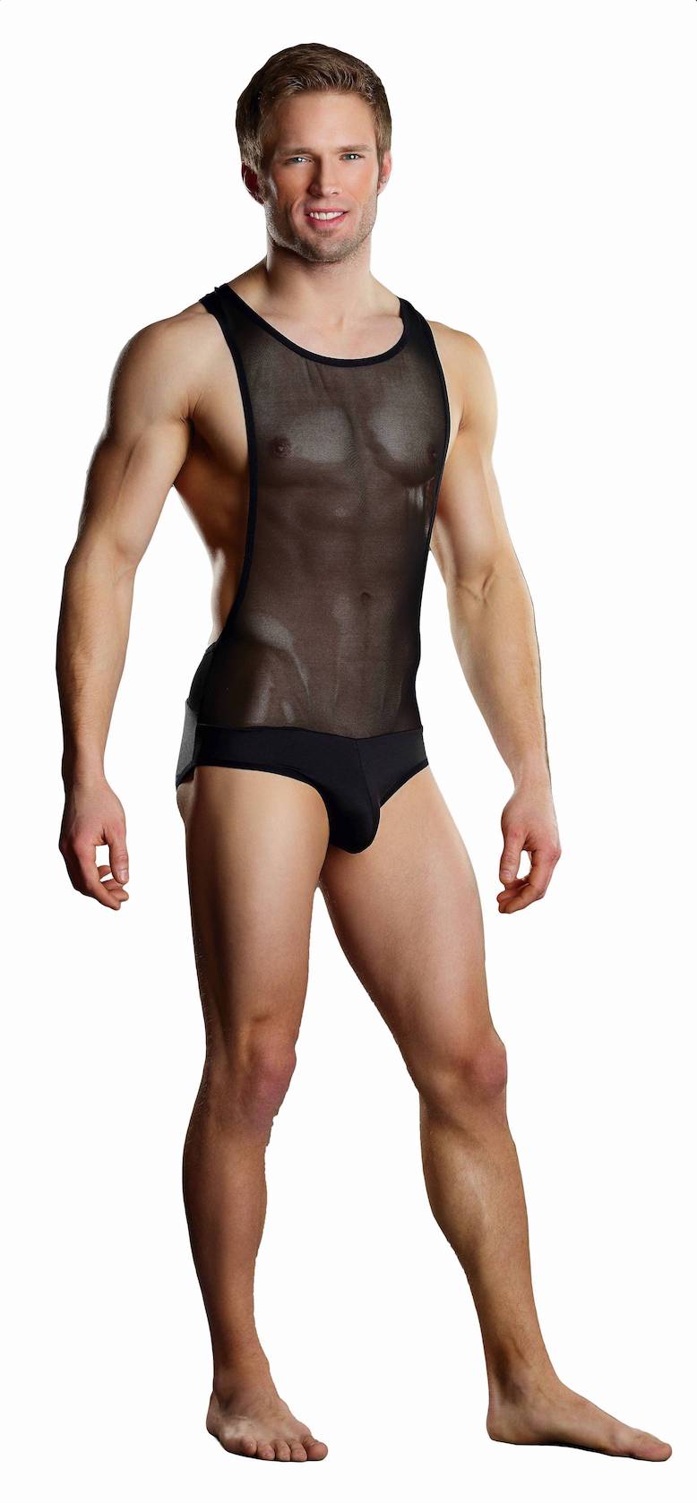 MPPAK890 MalePower Singlet - Negru