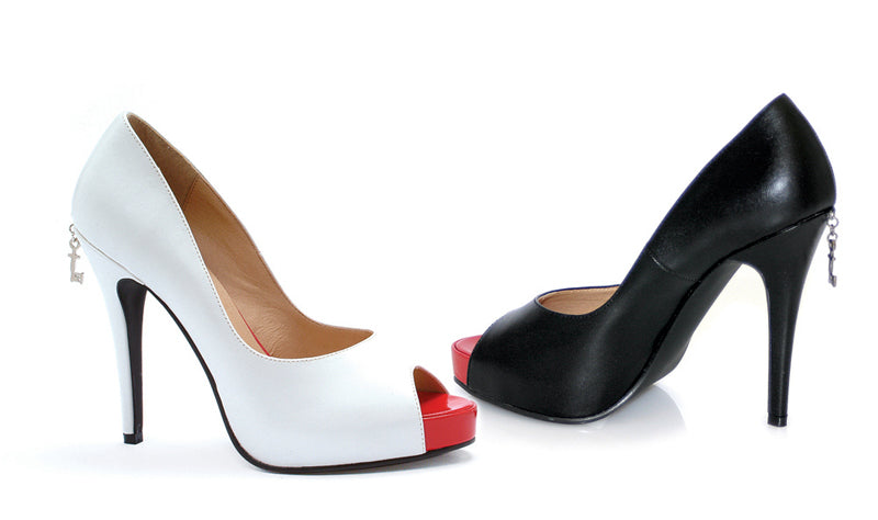 PH451-PAM Penthouse Black High Heel Alternative Footwear Discontinued Sale Stock