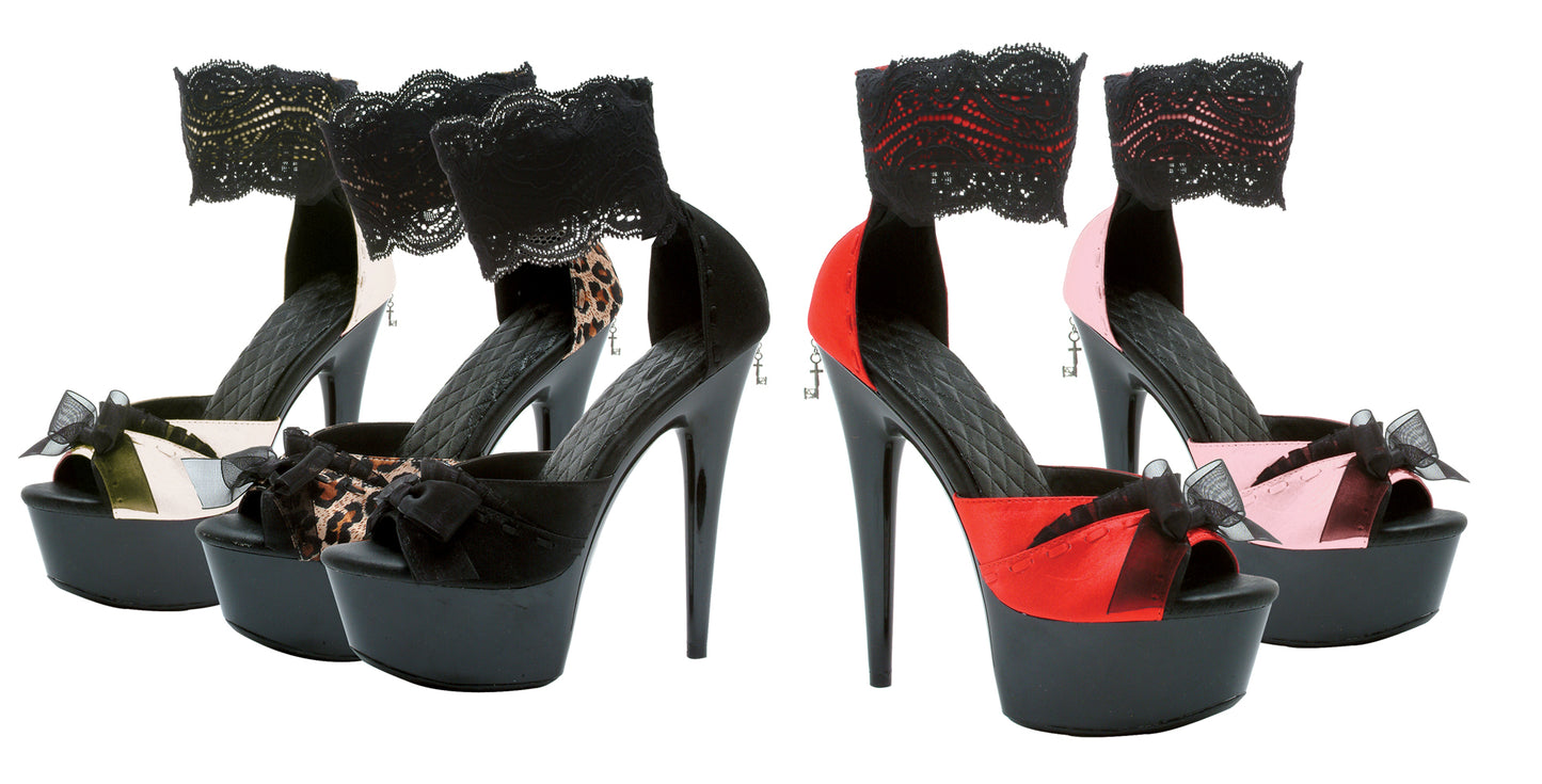 PH609-EDITH Penthouse Pink High Heel Alternative Footwear Discontinued Sale Stock