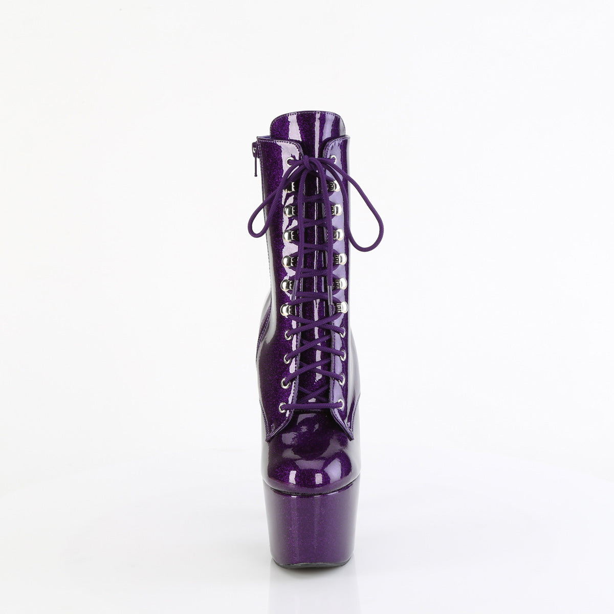 adore 1020gp pleaser sexy footwear purple glitter pat m