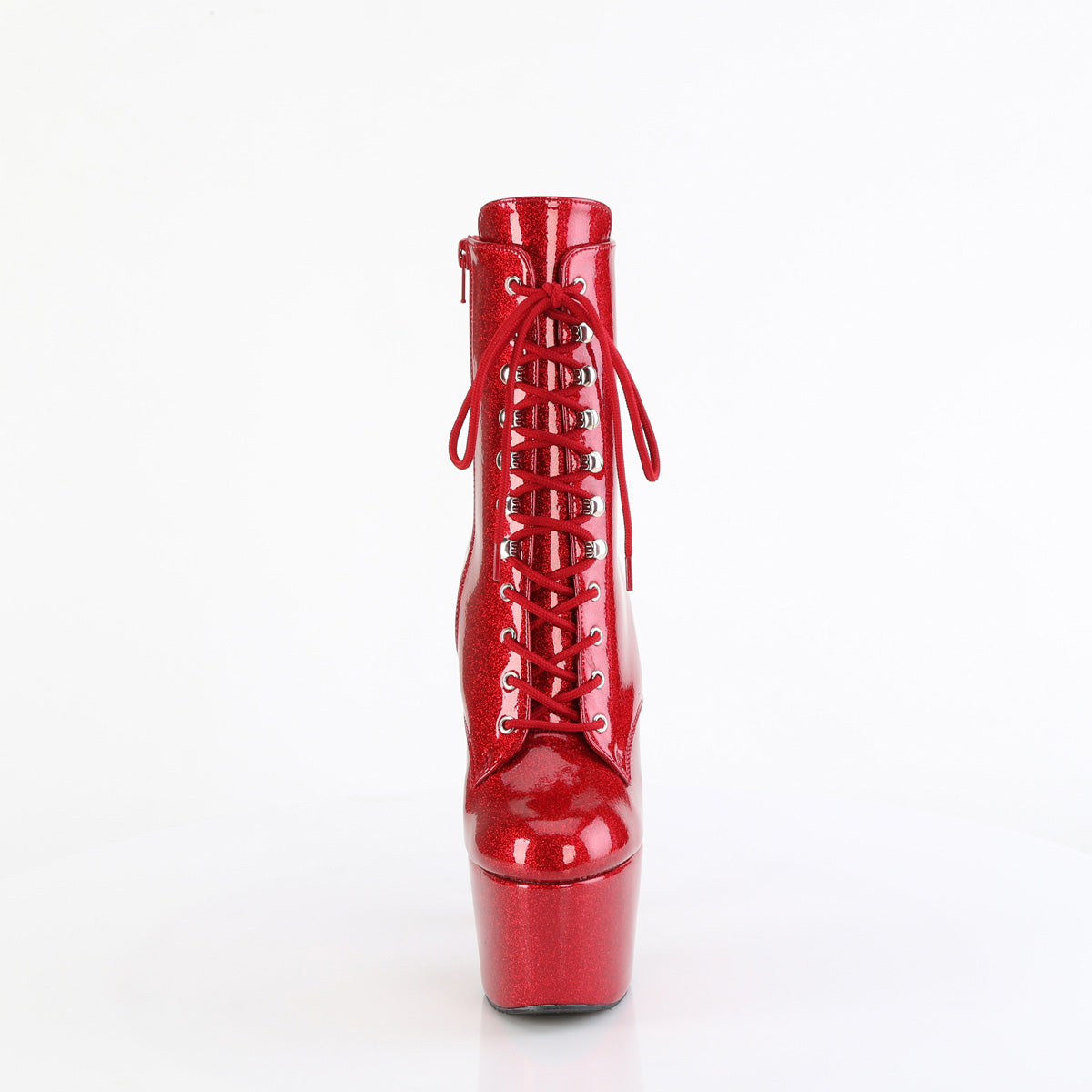 adore 1020gp pleaser sexy footwear ruby red glitter pat m