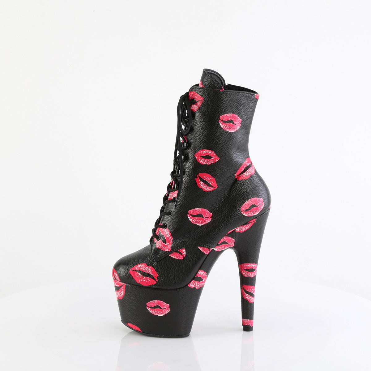 adore 1021gp pleaser pole dancing shoes blk glitter pat m