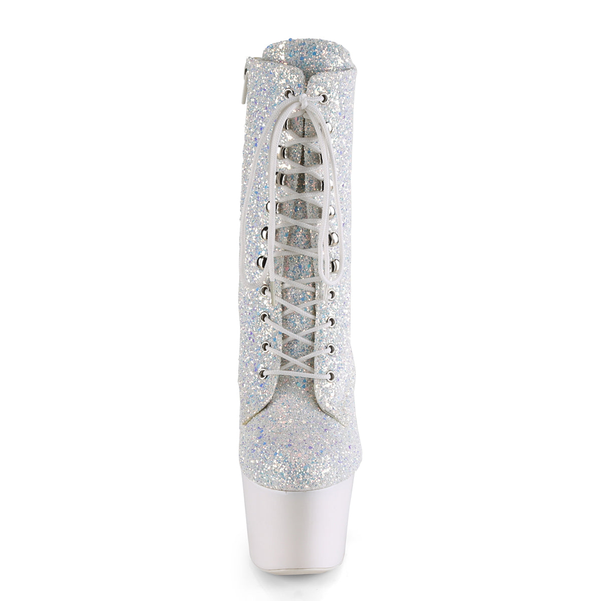 adore 1020lg pleaser platforms exotic dancing sexy neon white multi glitter neon white fetish footwear