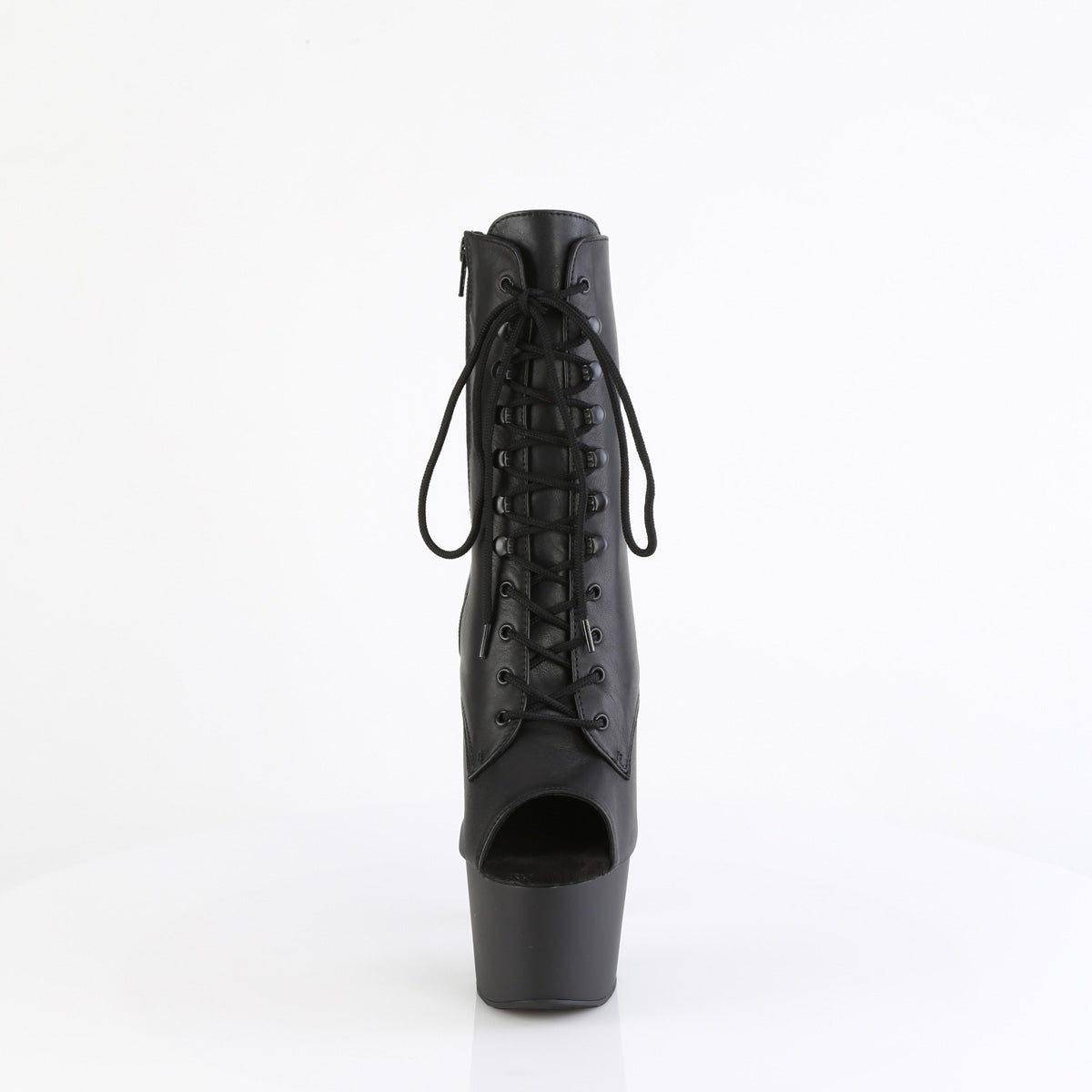 adore 1021 pleaser sexy footwear blk leather blk matte