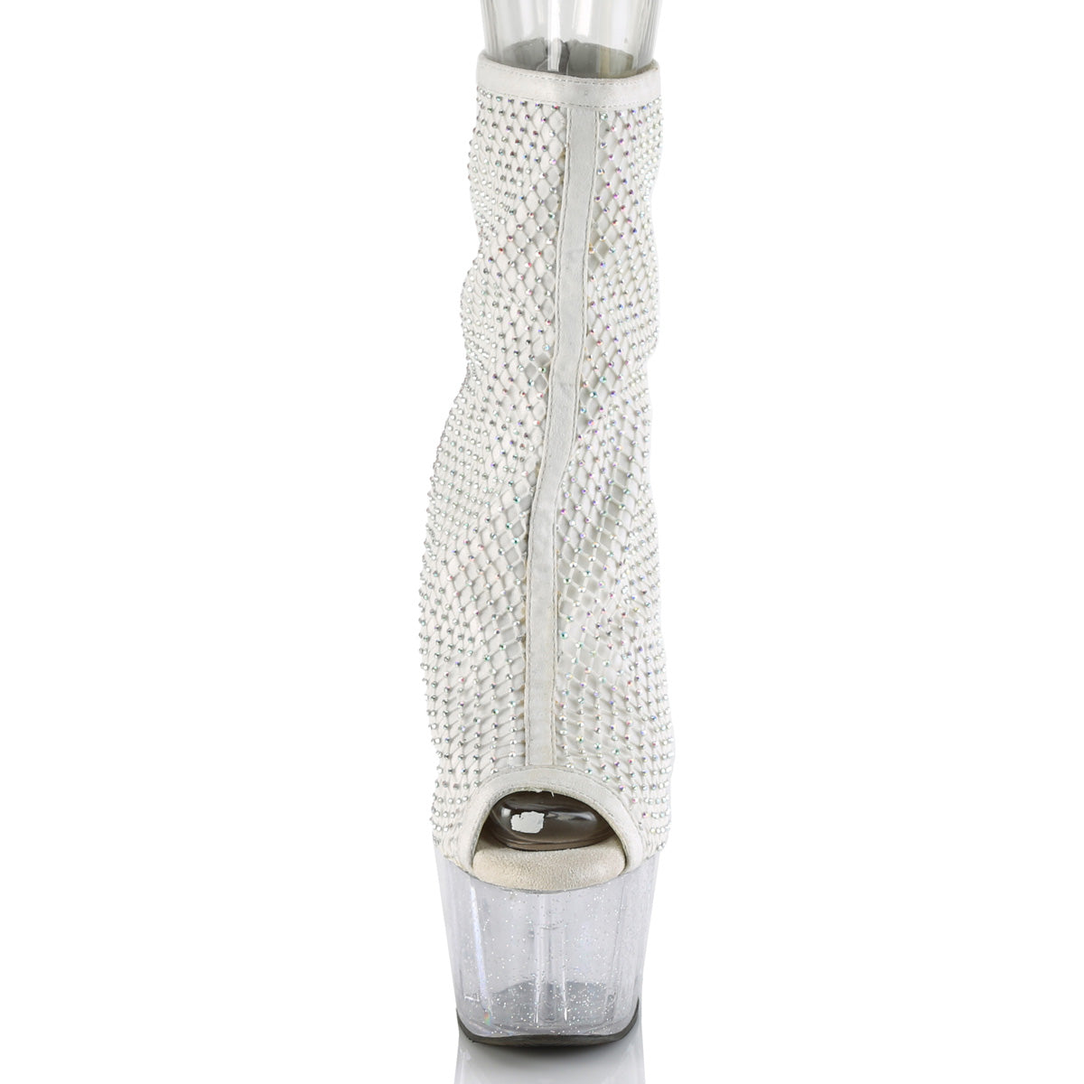 adore 1031gm_pleaser_platforms_exotic_dancing_ankle_mid calf_boots_pleasers_white_fabric rs_clear
