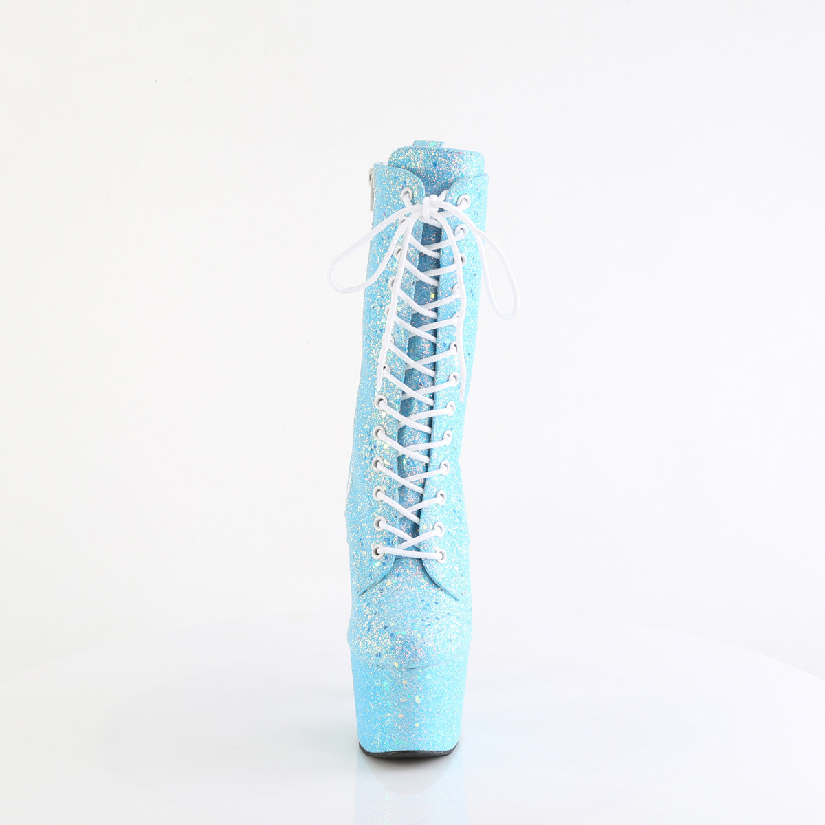 adore 1040 ig pleaser sexy footwear b blue iridescent glitter m