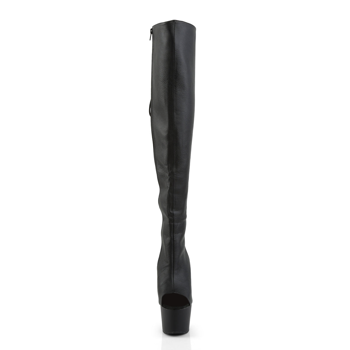 adore 3019 pleaser sexy shoes 7 inch rear lace up back stretch platforms thigh high length boots