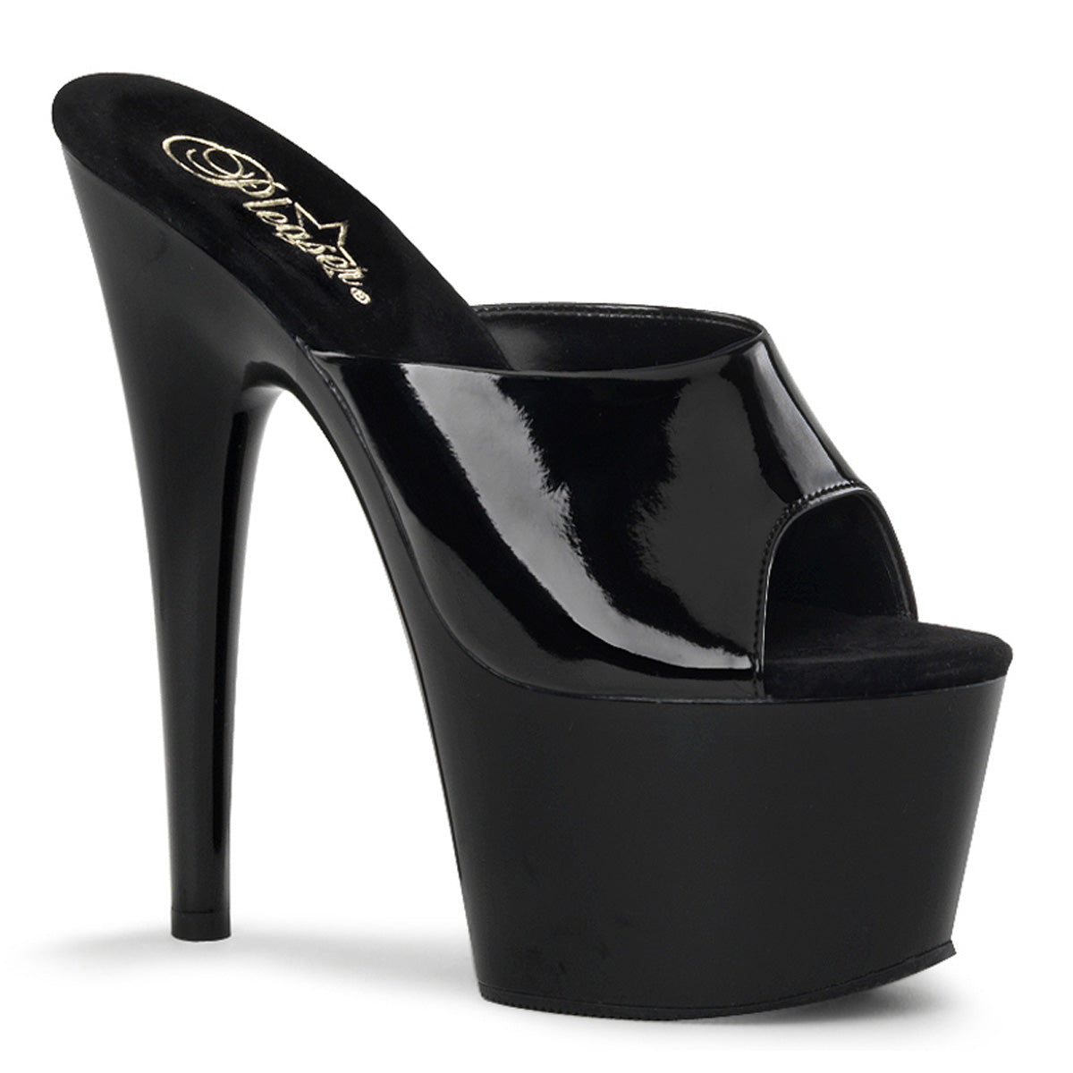 Black 7 Inch Exotic Dance Platform Shoes - Pleaser ADORE-701