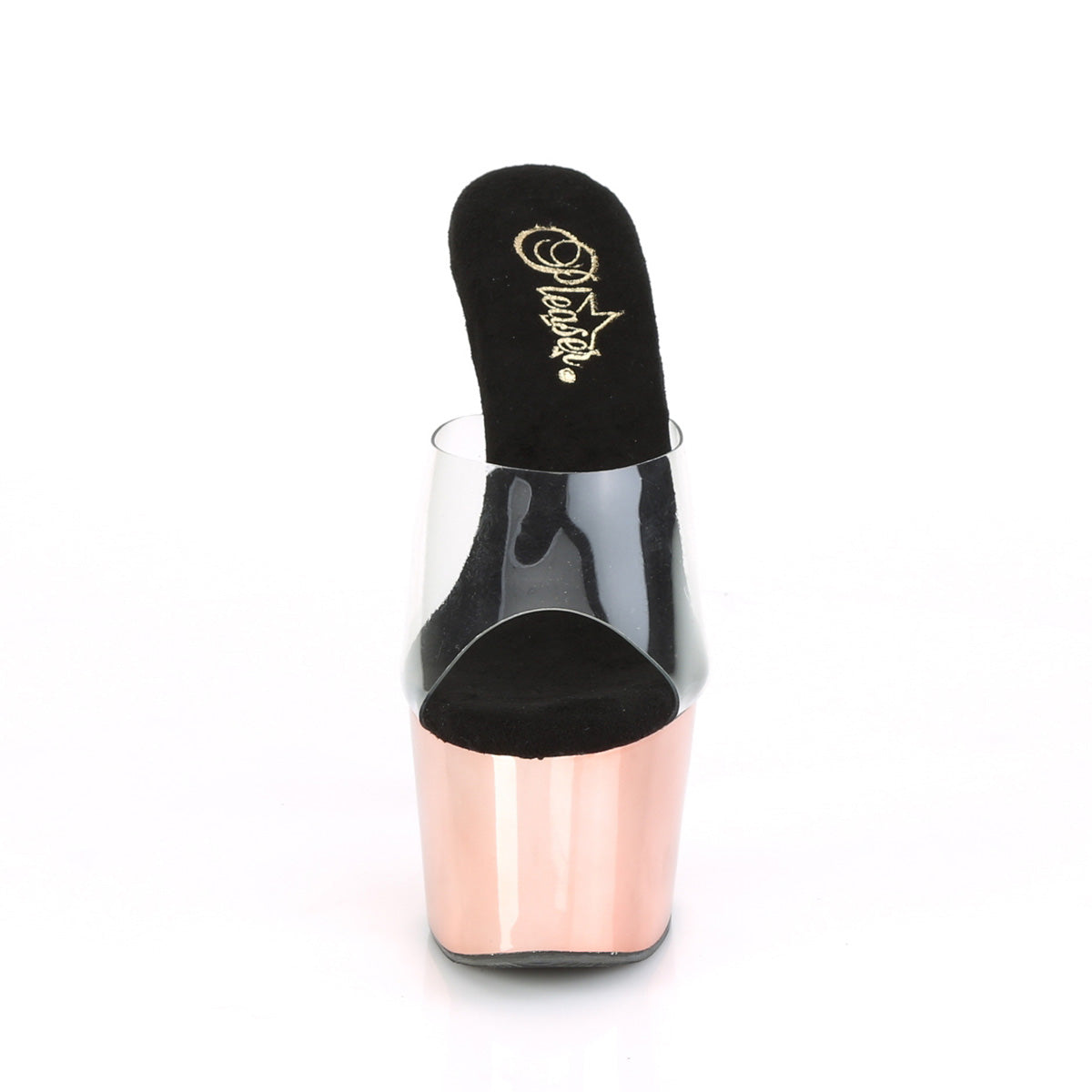 adore 701 pleaser stripper pole dancing sexy shoes 7 inch stiletto heel platforms strippers slip on shoes rose gold