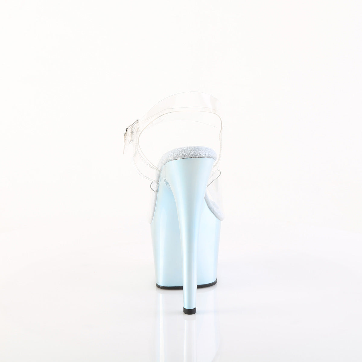ADORE-708LQ Pleaser Light Blue Holograph Pole Dancing Shoes.