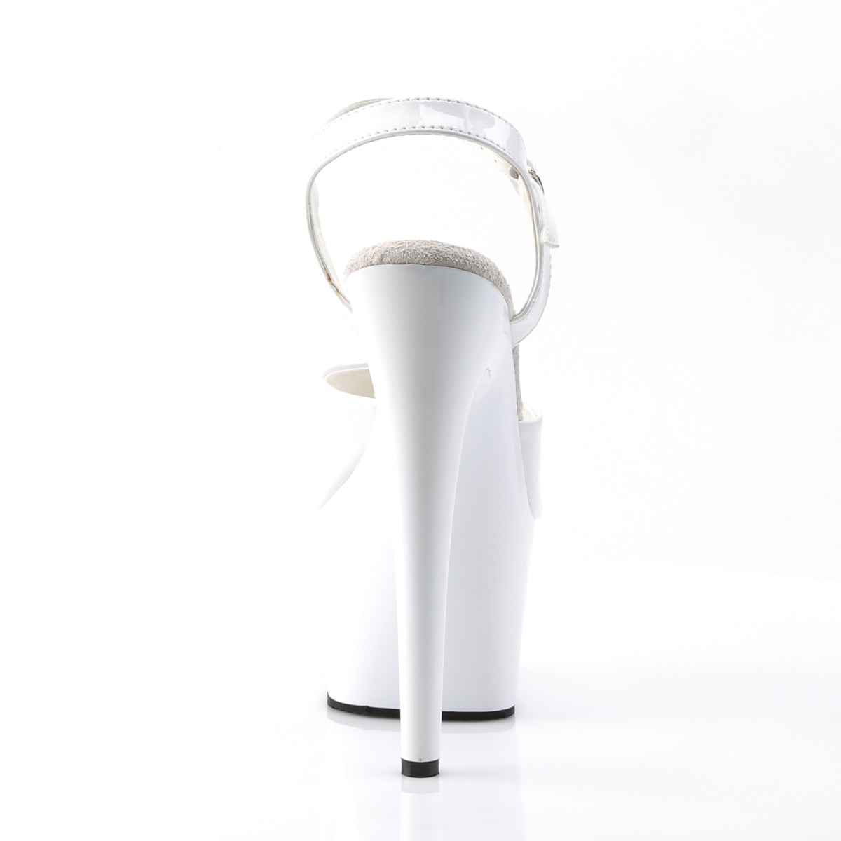 adore 709 pleaser sexy shoes 7 inch chrome stiletto heel ankle strap platforms sandals silver pole dance high heels