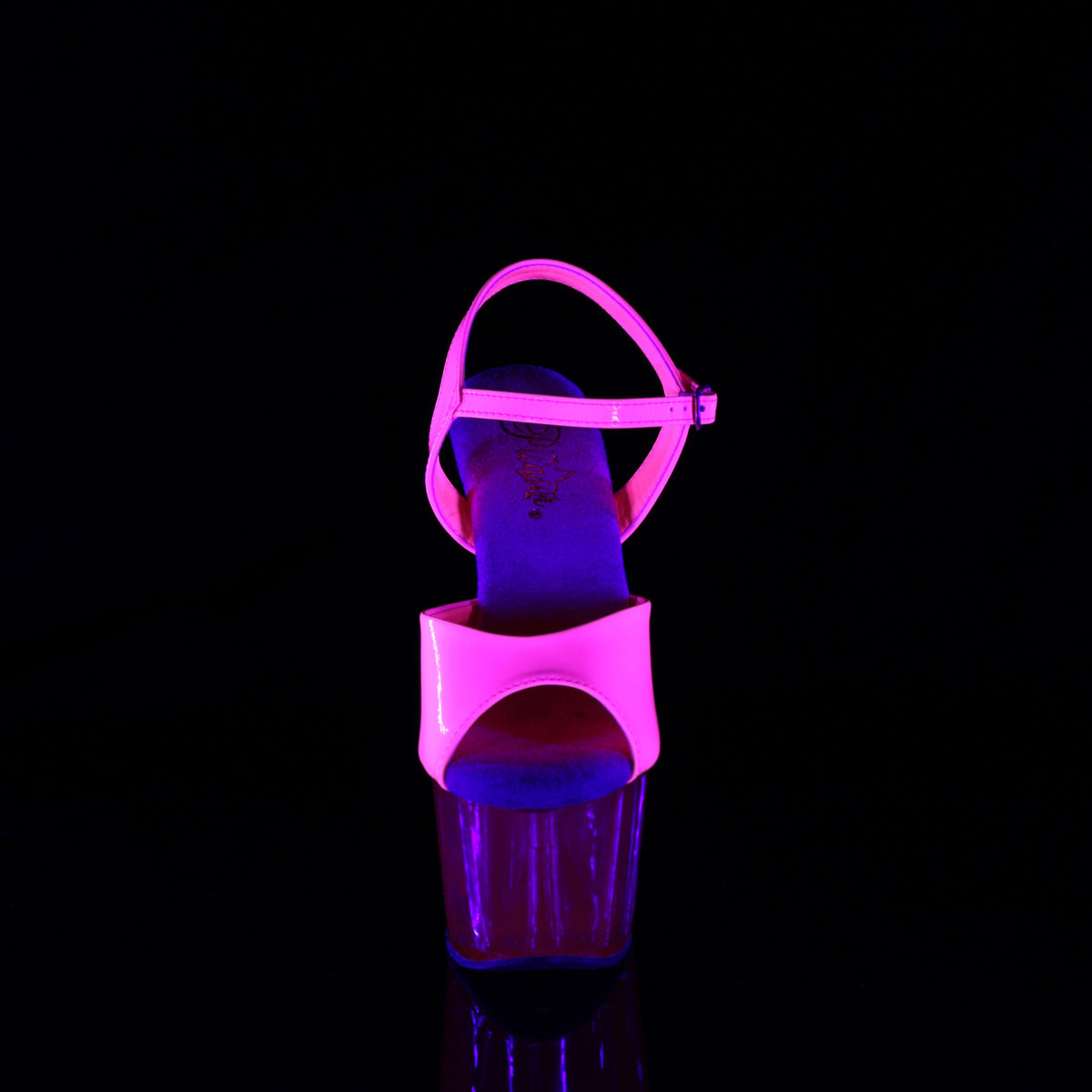 adore 709uvt pleaser neon h pink pat h pink tinted platforms exotic dancing