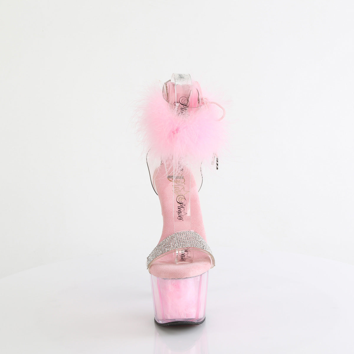 adore 727f pleaser sexy footwear clr b pink fur m