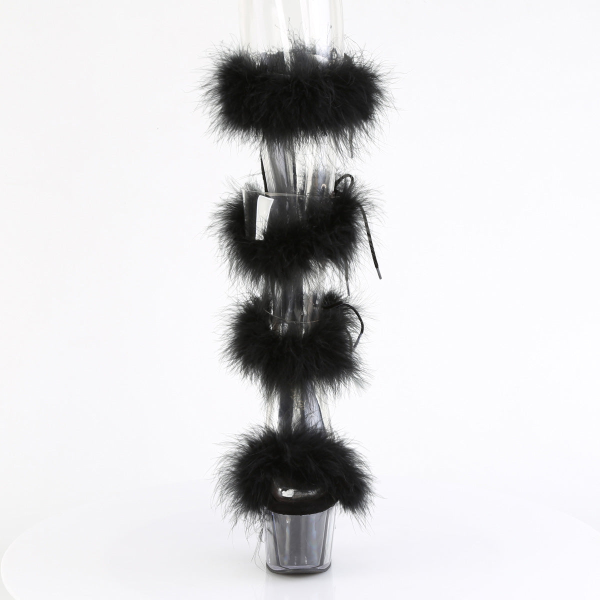 adore 728f pleaser sexy footwear clr blk fur m