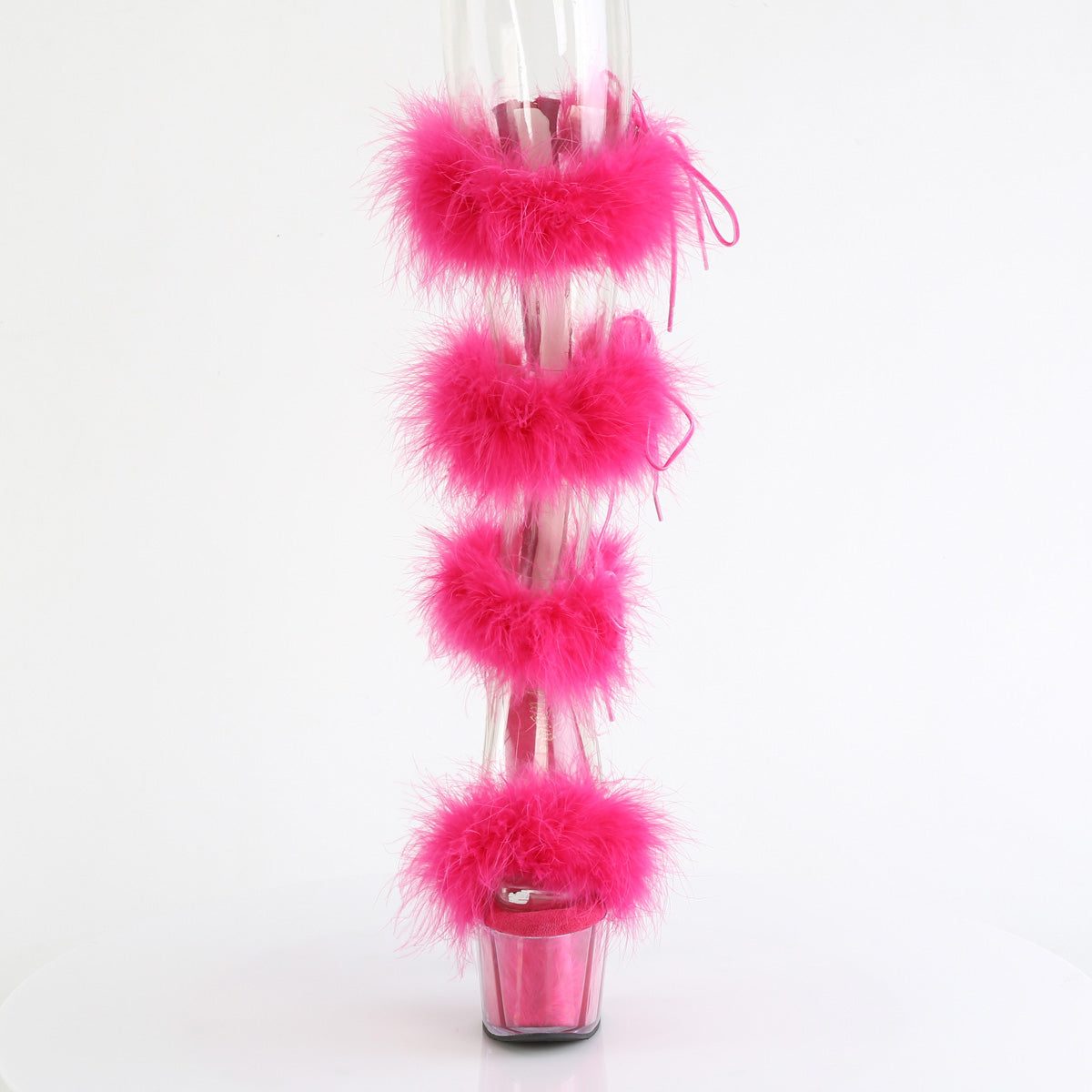 adore 728f pleaser sexy footwear clr h pink fur m