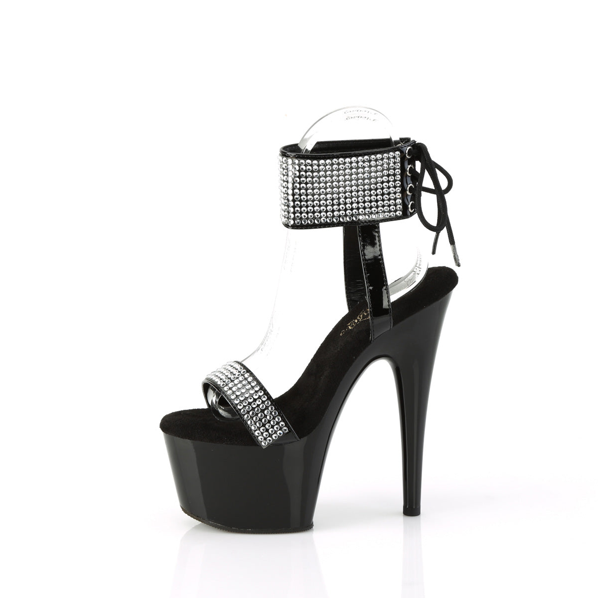bejeweled 1017rsf 7 pleaser clr slv slv rs platforms exotic dancing