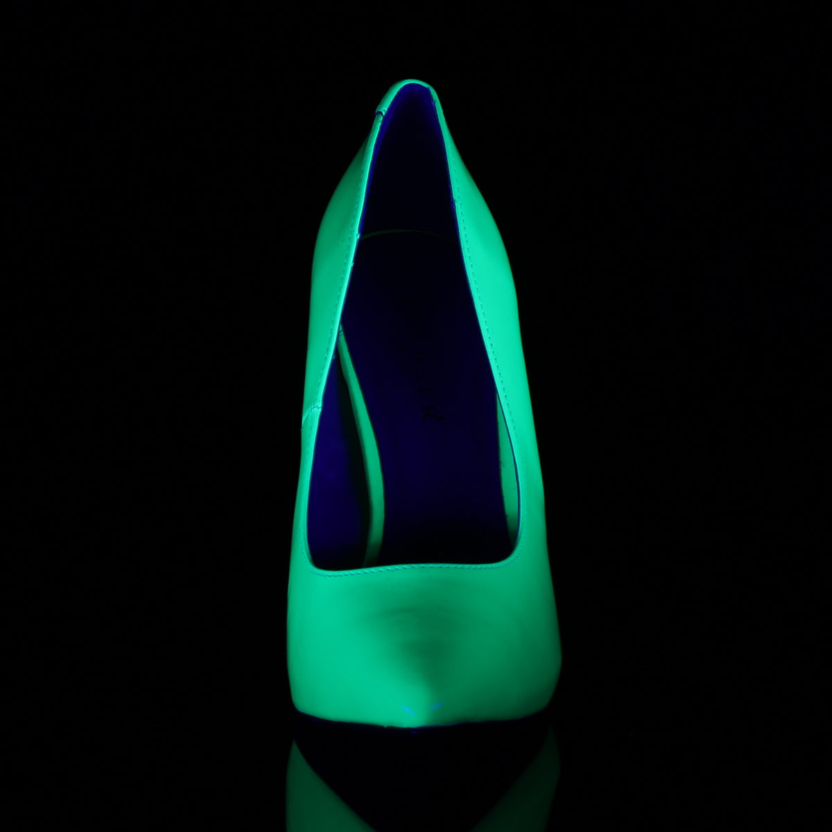 amuse 20 neon pleaser sexy shoes 5 inch heel 3 8 inch hidden platform stiletto heel shoes pumps green