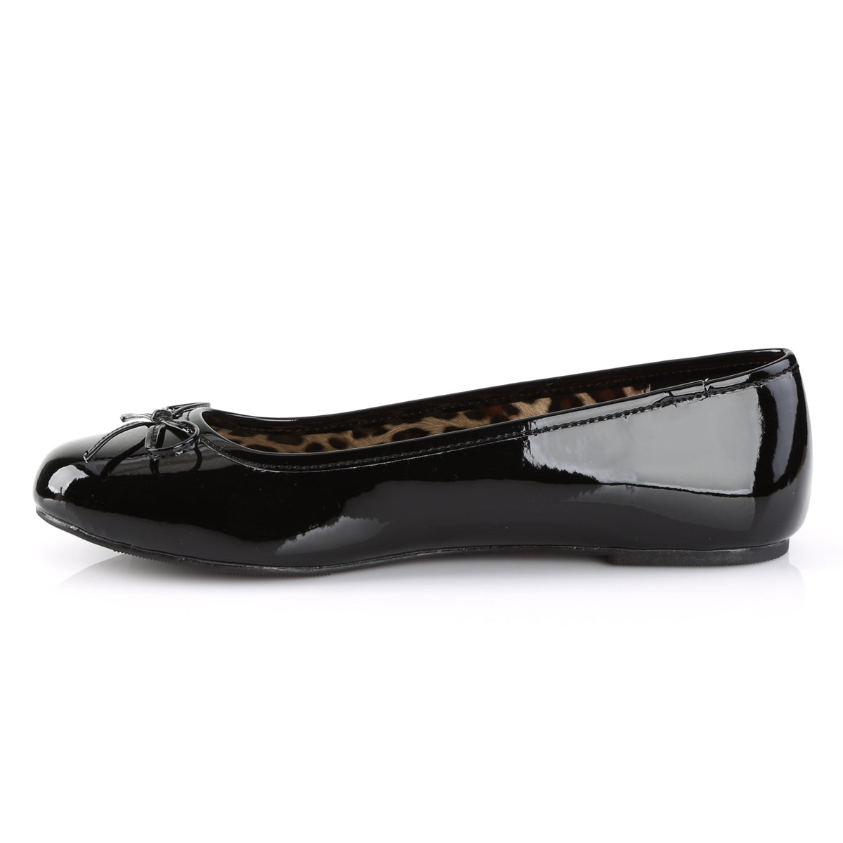 ANNA-01 Pleaser Sexy Black Patent Fetish Footwear-Pleaser Pink Label- High Heels for Men