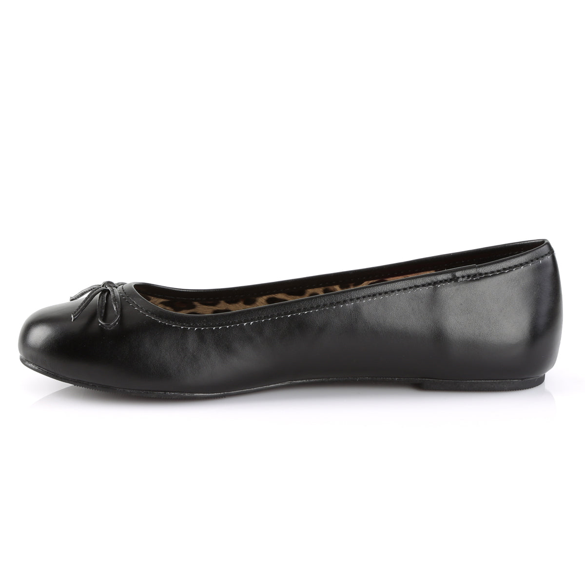 ANNA-01 Pleaser Sexy Black Faux Leather Fetish Footwear-Pleaser Pink Label- High Heels for Men