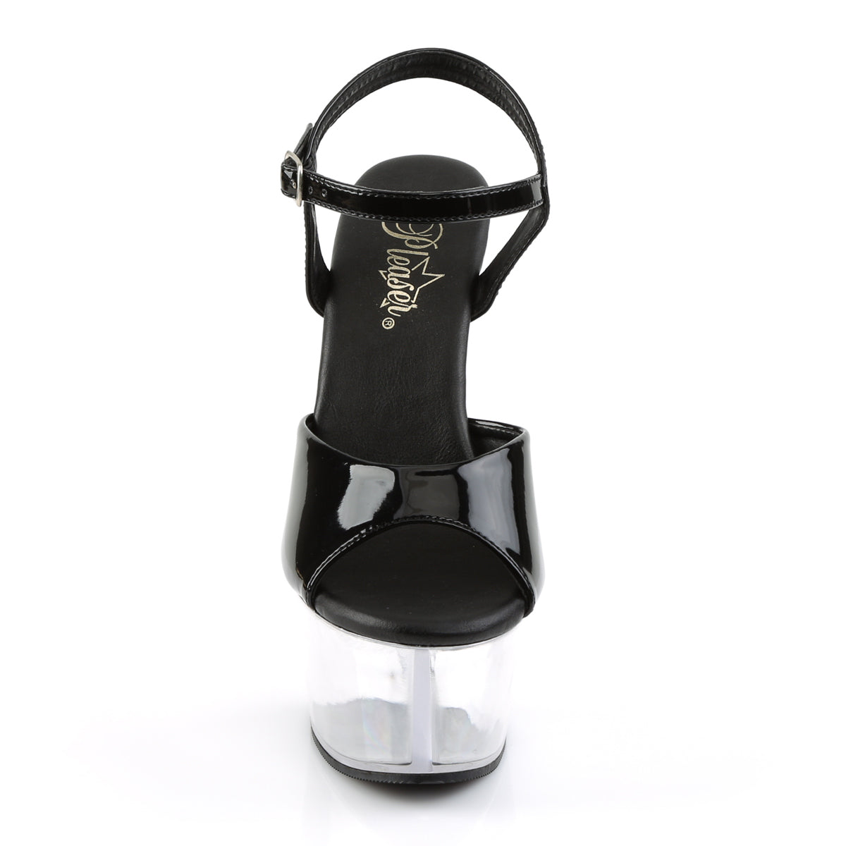 aspire 609 sexy pole dancing shoes with ankle straps black patent