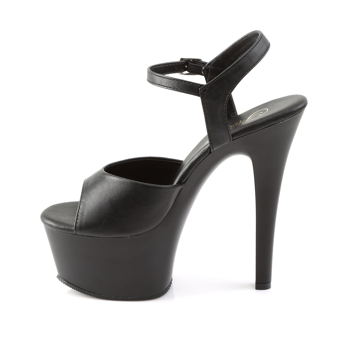 ASPIRE-609 Pleaser 6 Inch Heel Black Sexy Sandals-Pleaser- Sexy Shoes Pole Dance Heels