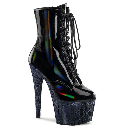 BEJEWELED-1020-7 Pleaser Ankle Boots Platforms (Exotic Dancing)